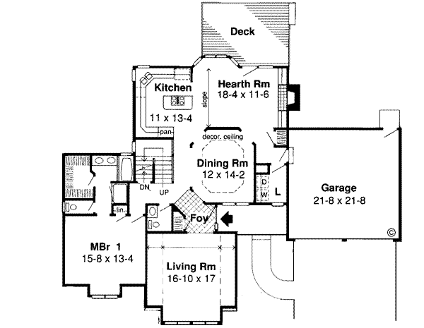 Main Floor Plan: 46-329