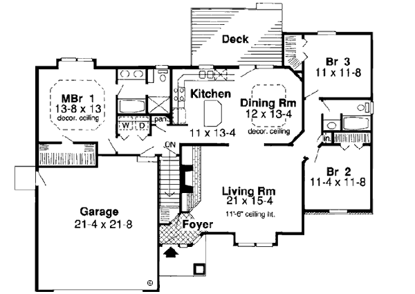 Main Floor Plan: 46-333