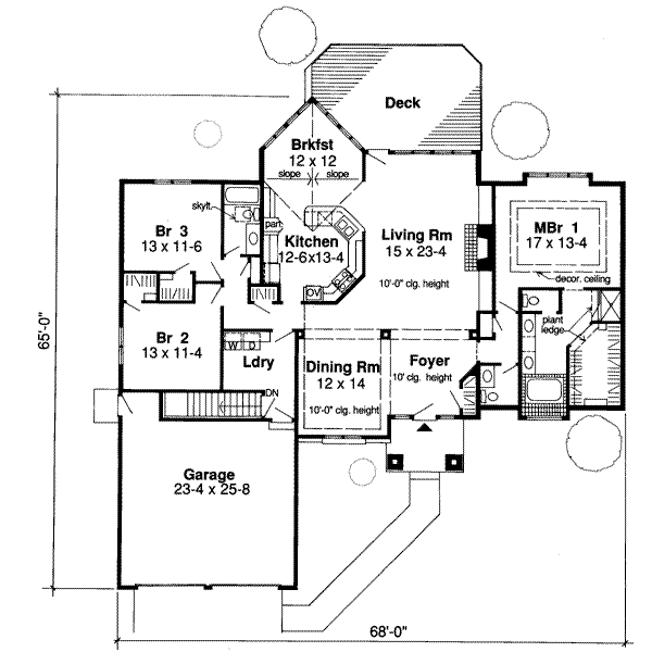 Main Floor Plan: 46-334