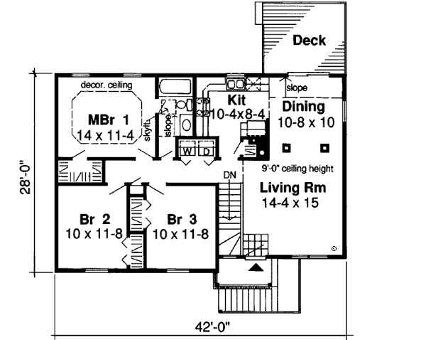Main Floor Plan: 46-335