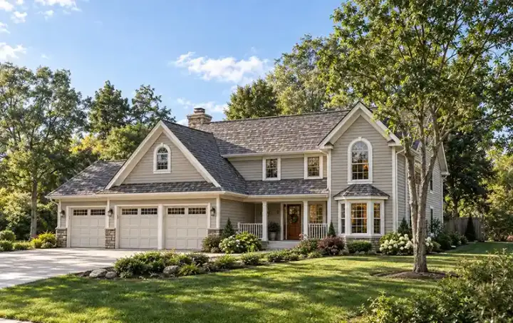 Traditional house plans 46-336 - front exterior, 2,750 sq ft, 4 bed, 2 bath house plans | Monster House Plans