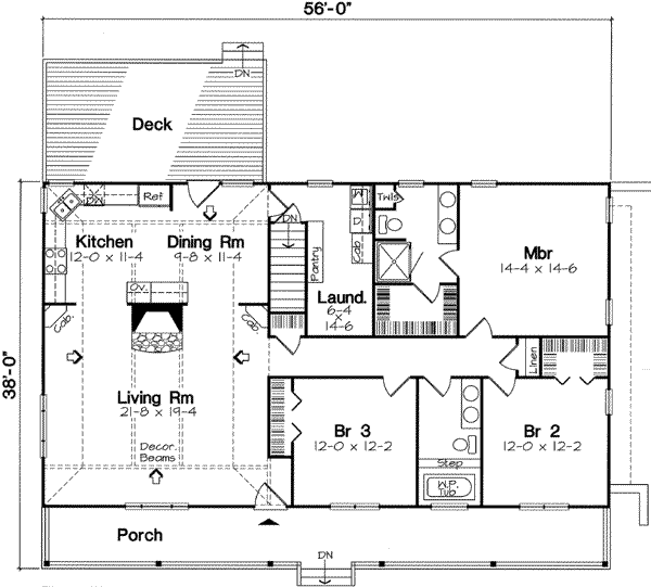 Main Floor Plan: 46-337