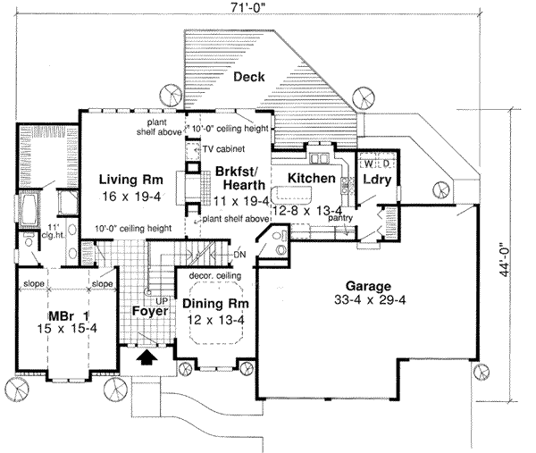 Main Floor Plan: 46-338