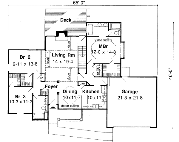 Main Floor Plan: 46-340