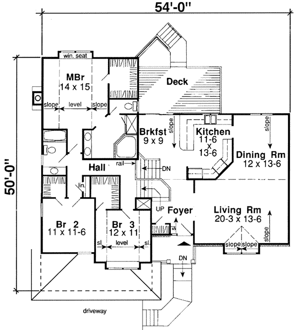 Main Floor Plan: 46-343