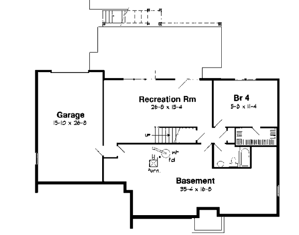 Lower Floor Plan: 46-346