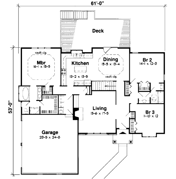 Main Floor Plan: 46-346