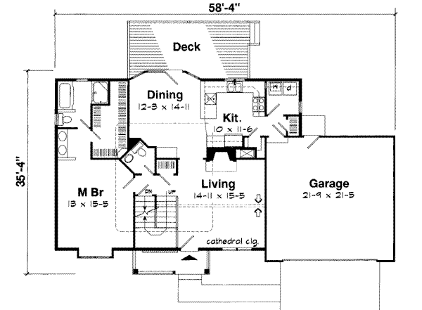 Main Floor Plan: 46-347