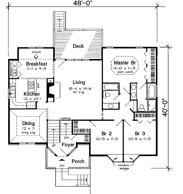 Main Floor Plan: 46-353