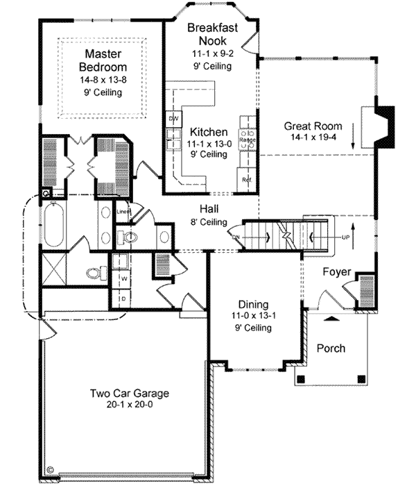 Main Floor Plan: 46-354