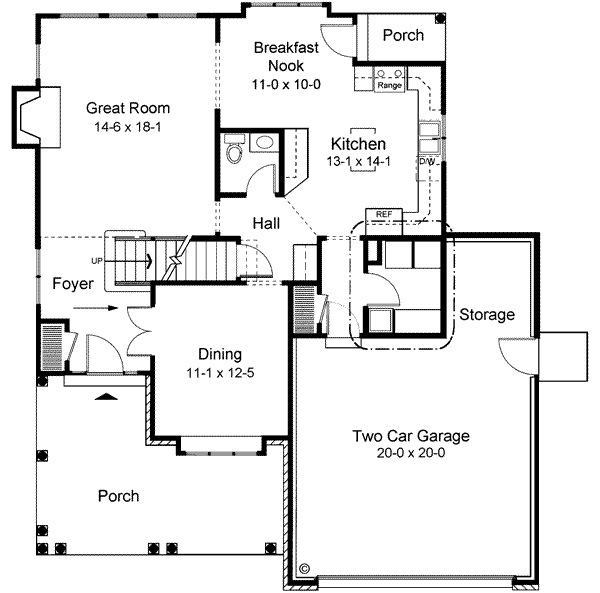 Main Floor Plan: 46-355