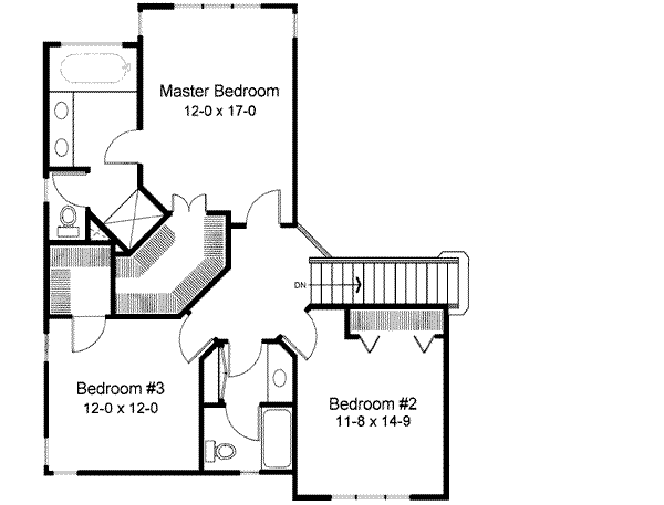 Upper/Second Floor Plan:46-356