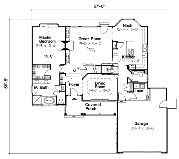 Main Floor Plan: 46-358