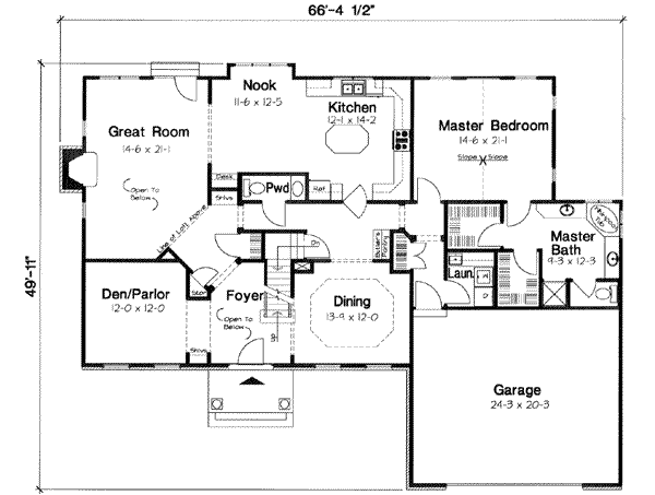 Main Floor Plan: 46-360