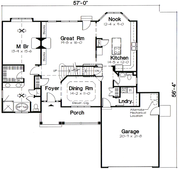 Main Floor Plan: 46-361