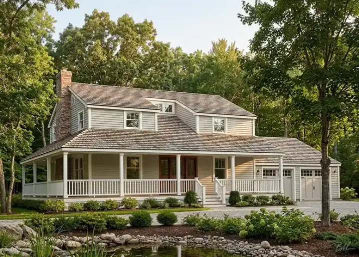 Country house plans 46-362 - front exterior, 1,674 sq ft, 3 bed, 2 bath house plans | Monster House Plans