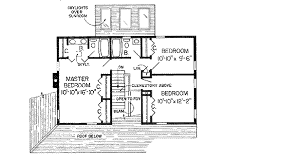 Upper/Second Floor Plan: 46-362