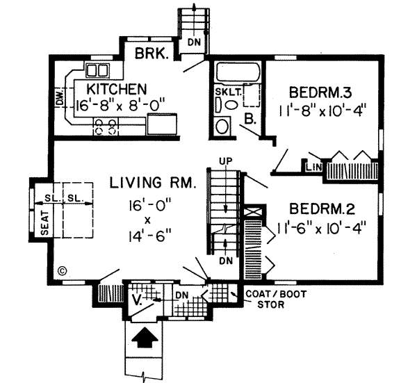 Main Floor Plan: 46-363