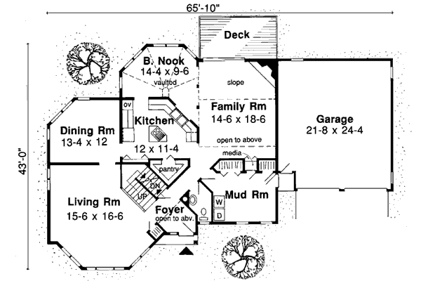 Main Floor Plan: 46-364