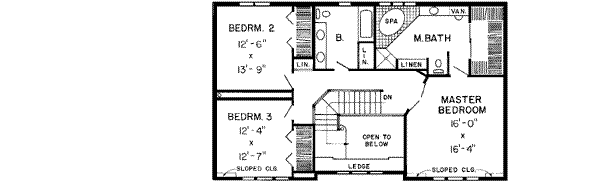 Upper/Second Floor Plan: 46-369