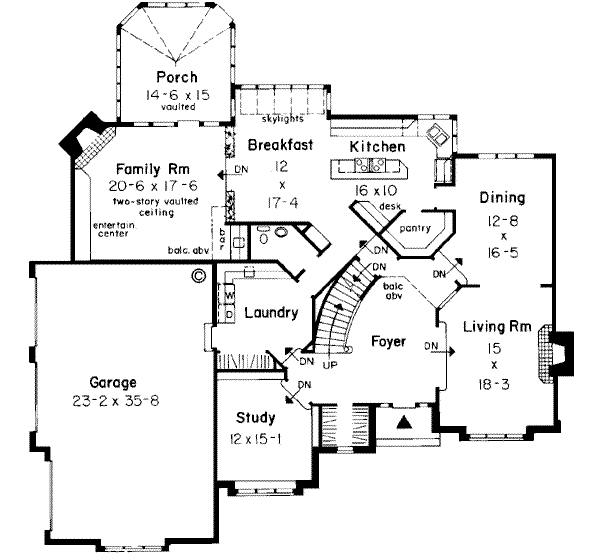 Main Floor Plan: 46-372