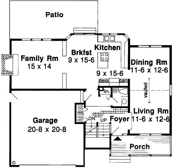 Main Floor Plan: 46-374