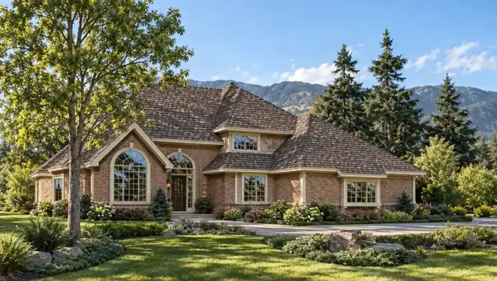 Traditional house plans 46-377 - front exterior, 2,372 sq ft, 3 bed, 2 bath house plans | Monster House Plans