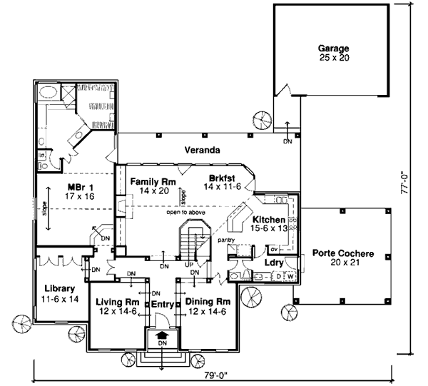 Main Floor Plan: 46-381