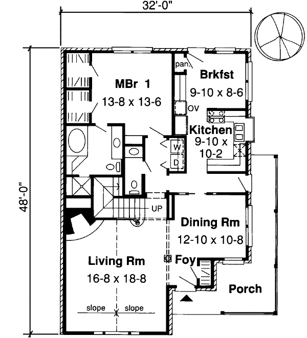 Main Floor Plan: 46-384