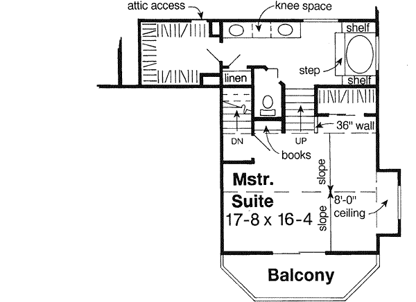 Upper/Second Floor Plan: 46-385