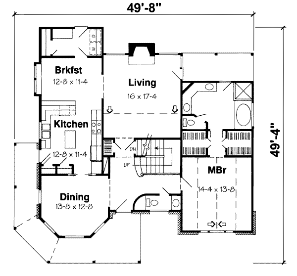 Main Floor Plan: 46-386
