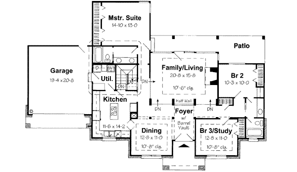 Main Floor Plan: 46-387