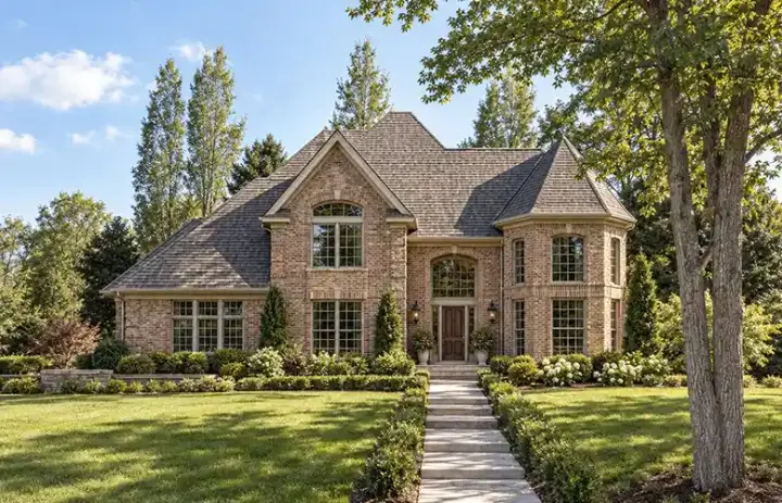 Traditional house plans 46-388 - front exterior, 2,927 sq ft, 3 bed, 2 bath house plans | Monster House Plans