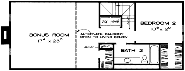 Upper/Second Floor Plan: 46-389