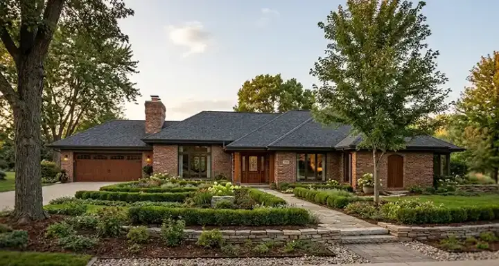 Traditional house plans 46-393 - front exterior, 1,772 sq ft, 3 bed, 2 bath house plans | Monster House Plans