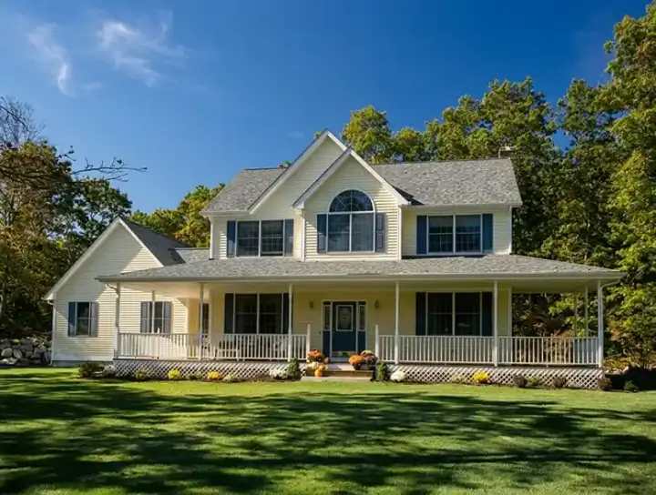 Country house plans 46-399 - front exterior, 2,083 sq ft, 3 bed, 2 bath house plans | Monster House Plans