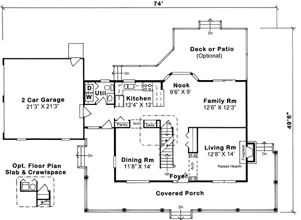 Main Floor Plan: 46-399