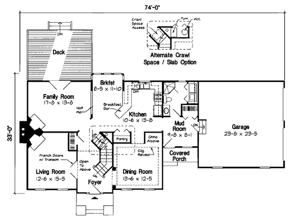 Main Floor Plan: 46-400