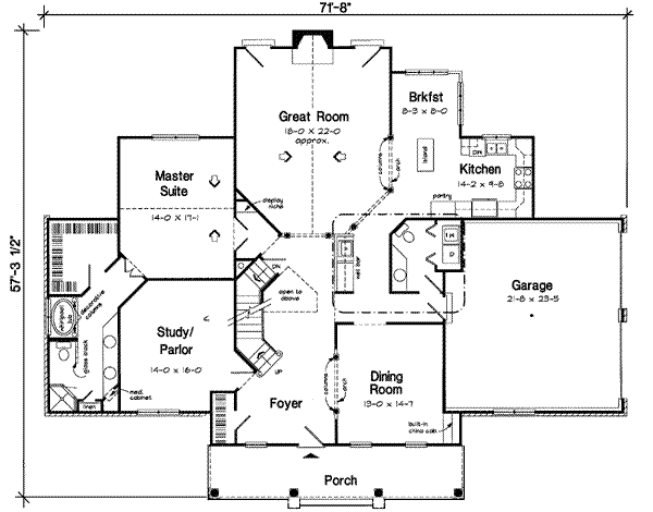 Main Floor Plan: 46-401