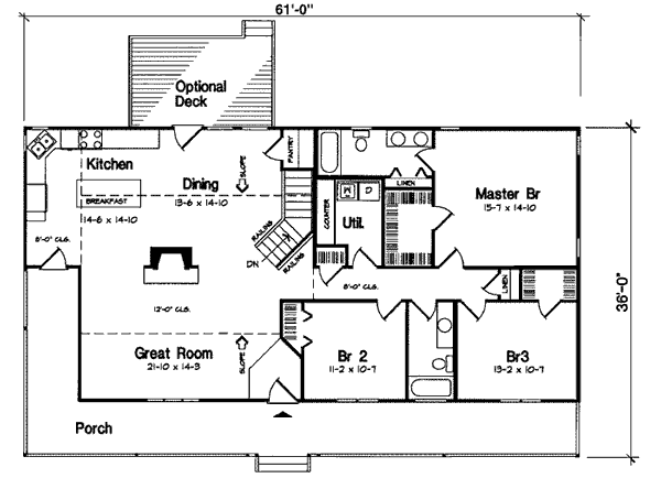 Main Floor Plan: 46-402