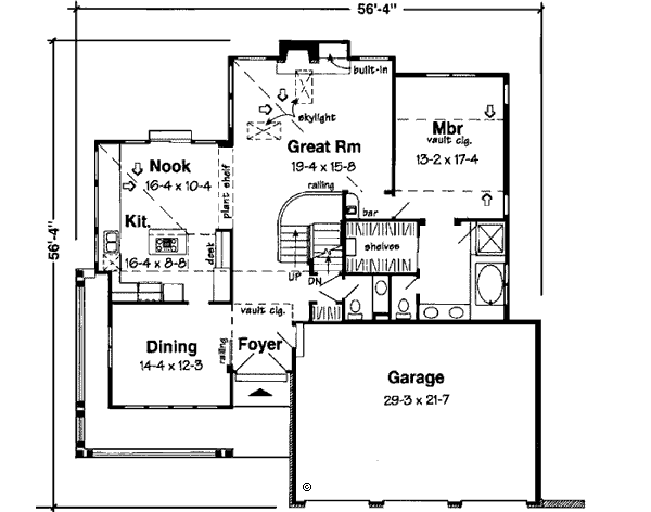 Main Floor Plan: 46-405