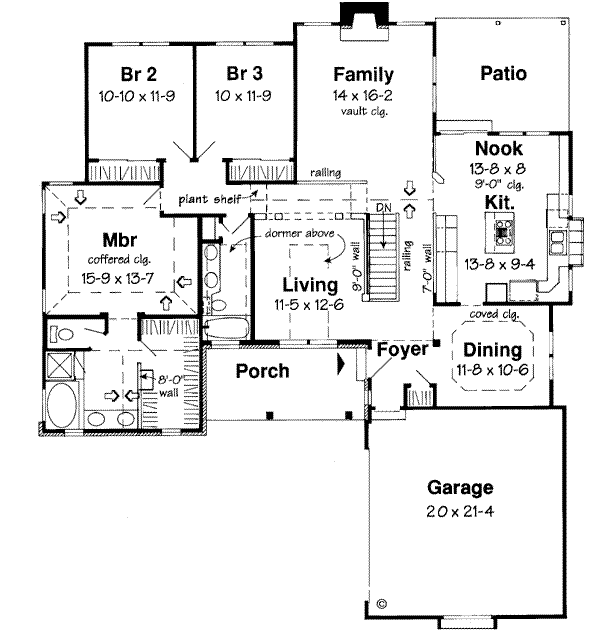Main Floor Plan: 46-407