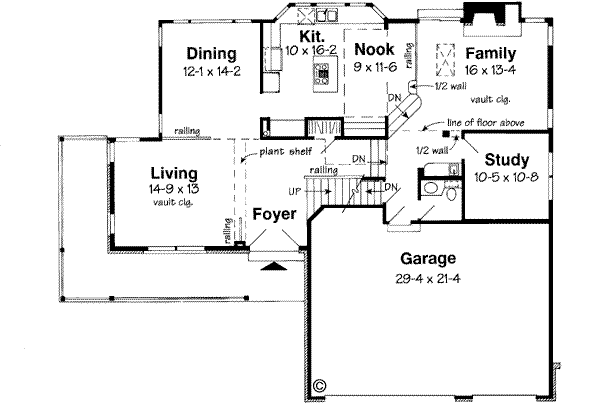 Main Floor Plan: 46-408