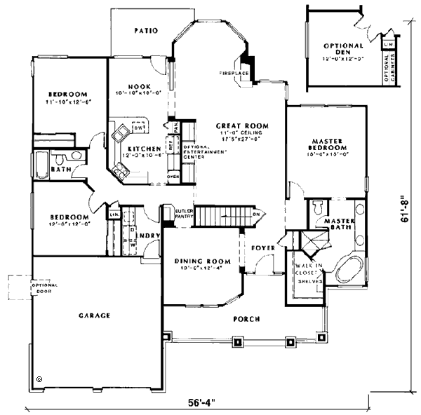 Main Floor Plan: 46-411