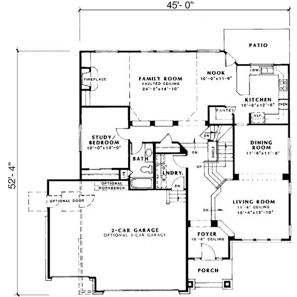 Main Floor Plan: 46-416