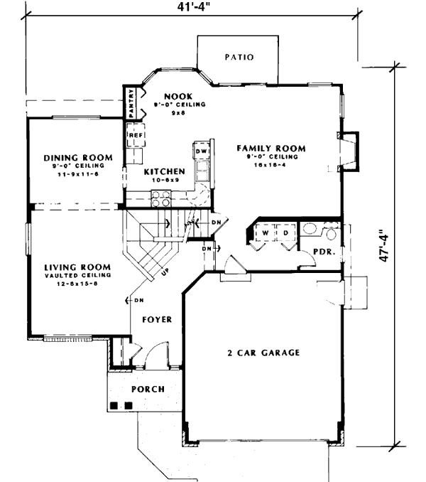 Main Floor Plan: 46-418