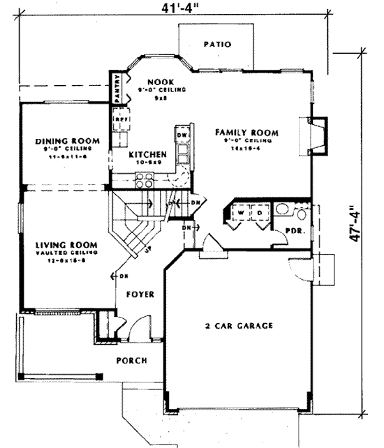 Main Floor Plan: 46-419