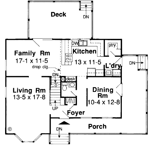 Main Floor Plan: 46-421