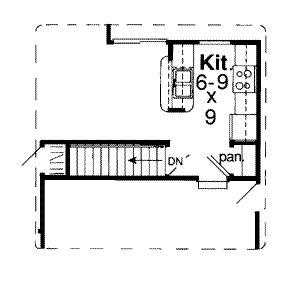 Traditional Style Home Design Plan: 46-424