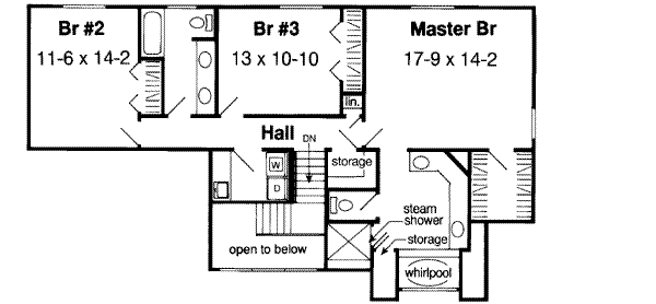 Upper/Second Floor Plan: 46-433